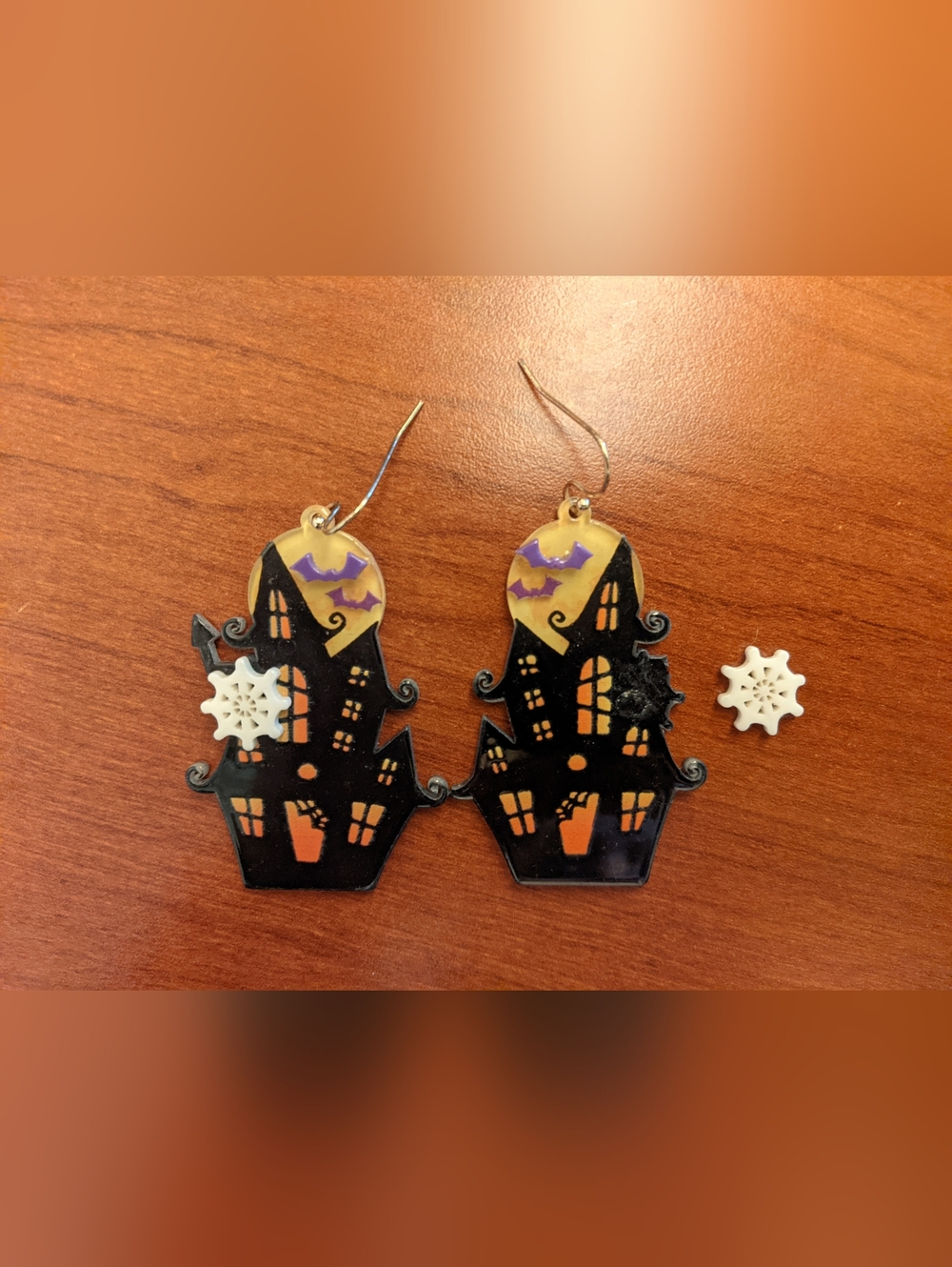 Foxblood earrings.